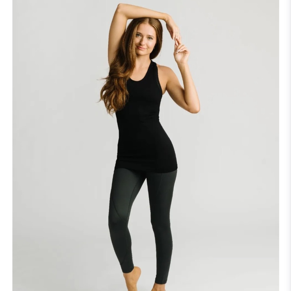 Zyia Black Cooper Charged Tank